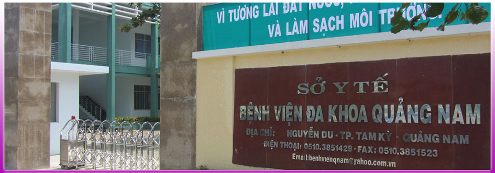Cổng Bệnh Viện01 Nguyễn Du, Tam Kỳ, Quảng Nam